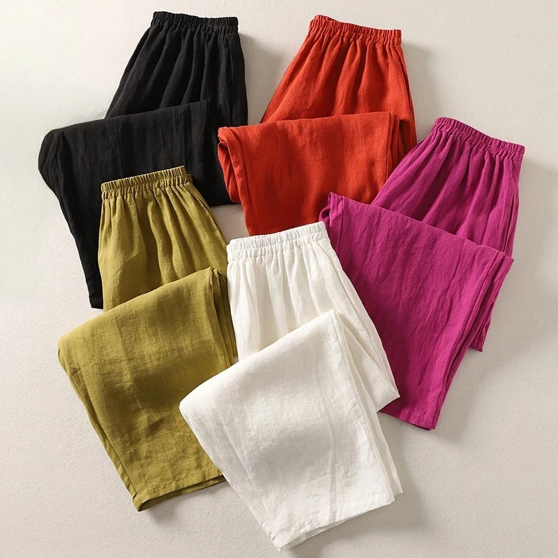 Amalia | Flowy Cotton Pants