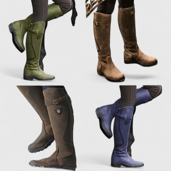 Rinley | Supportive Elegant Tall Buckle Boots