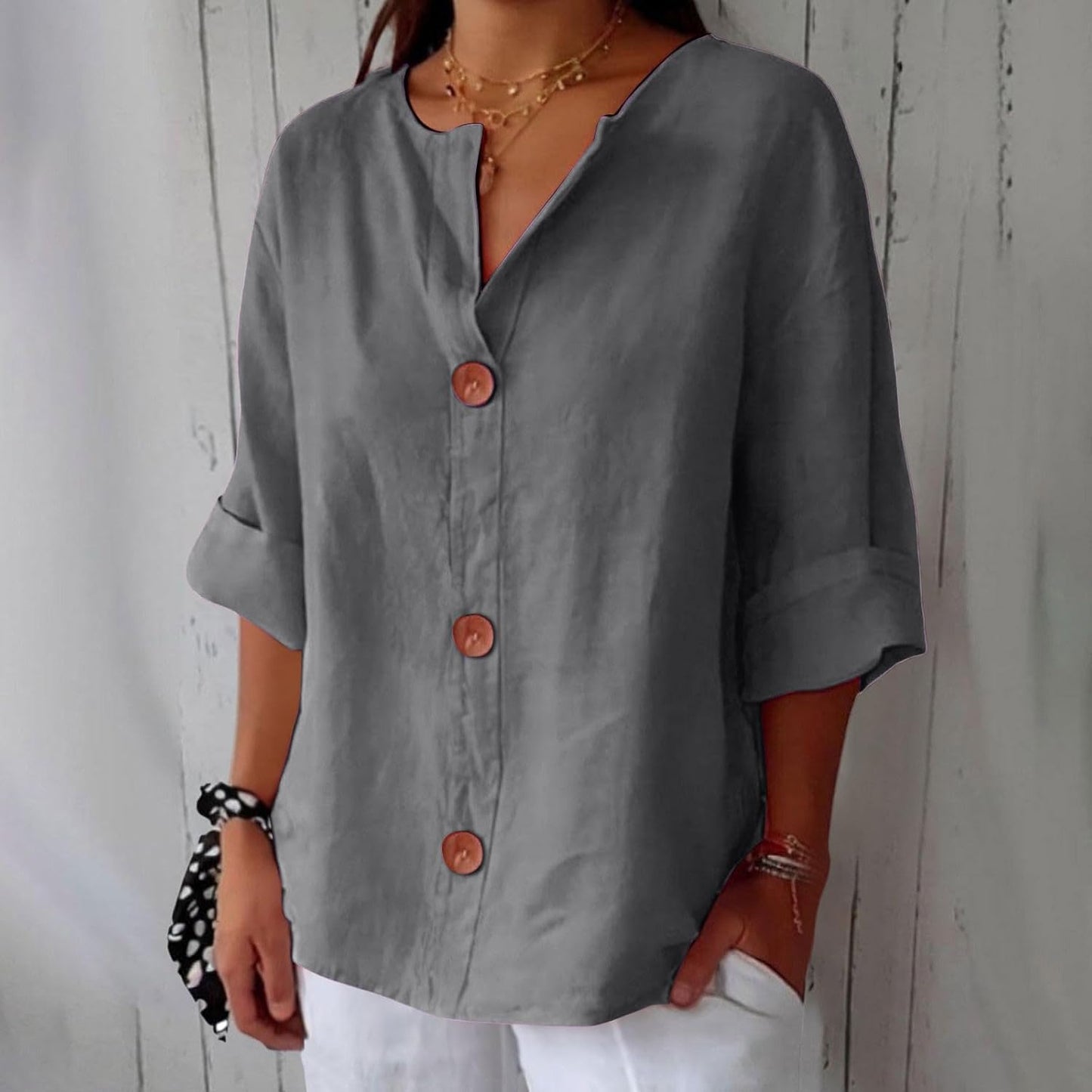 Comfort linen blouse