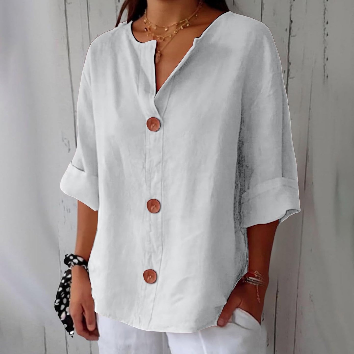 Comfort linen blouse