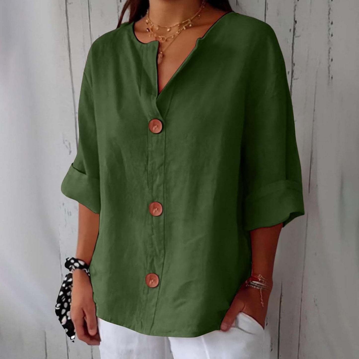 Comfort linen blouse