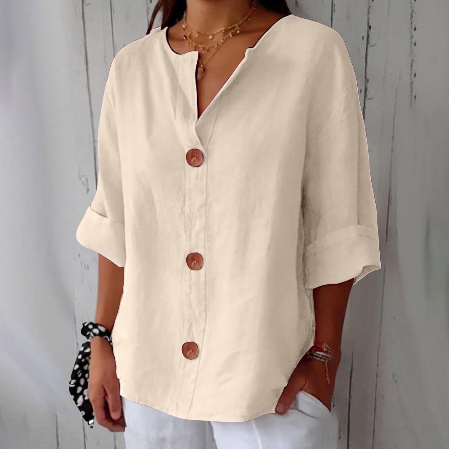 Comfort linen blouse