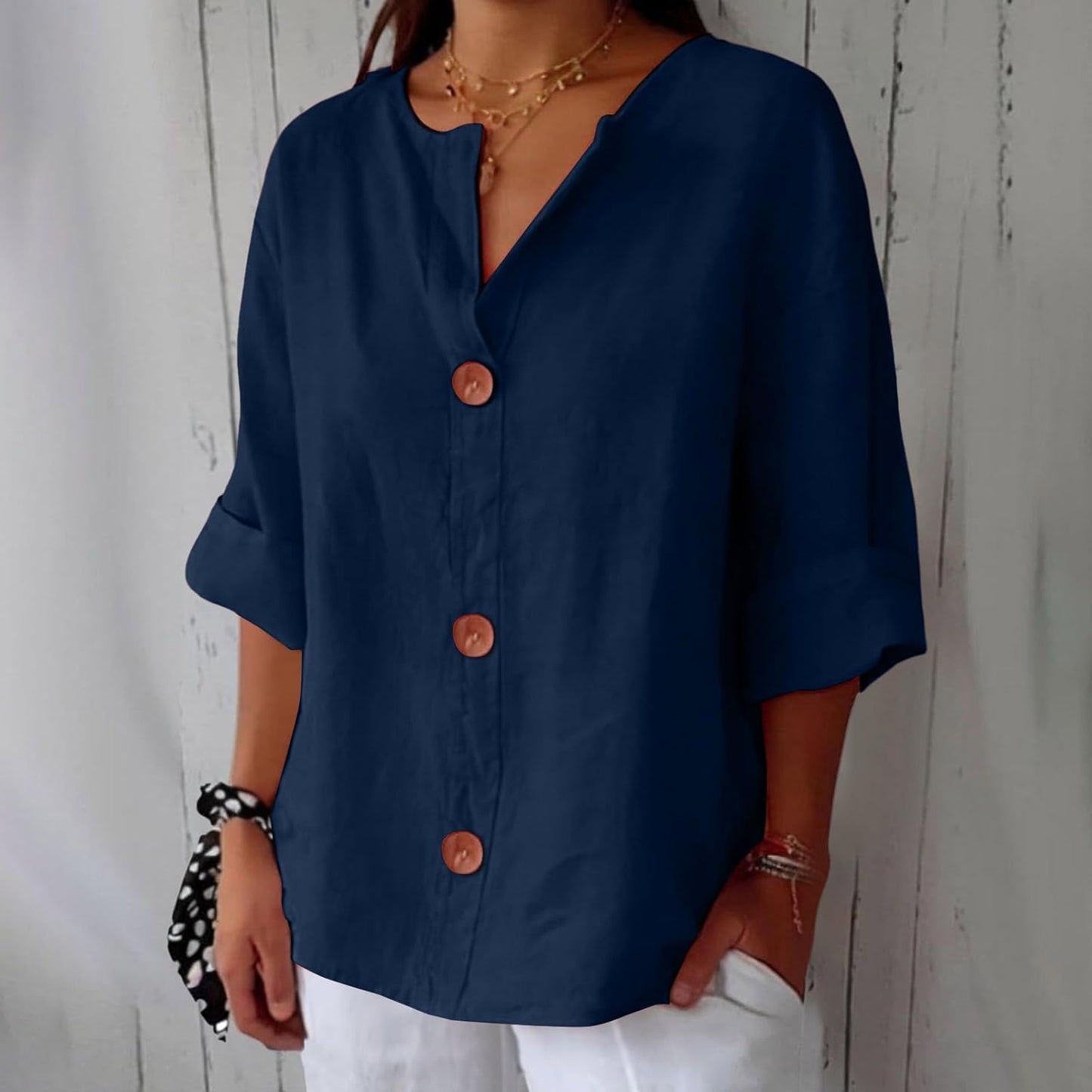 Comfort linen blouse