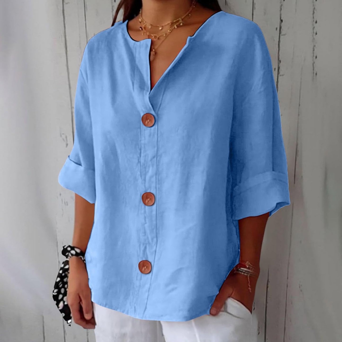 Comfort linen blouse