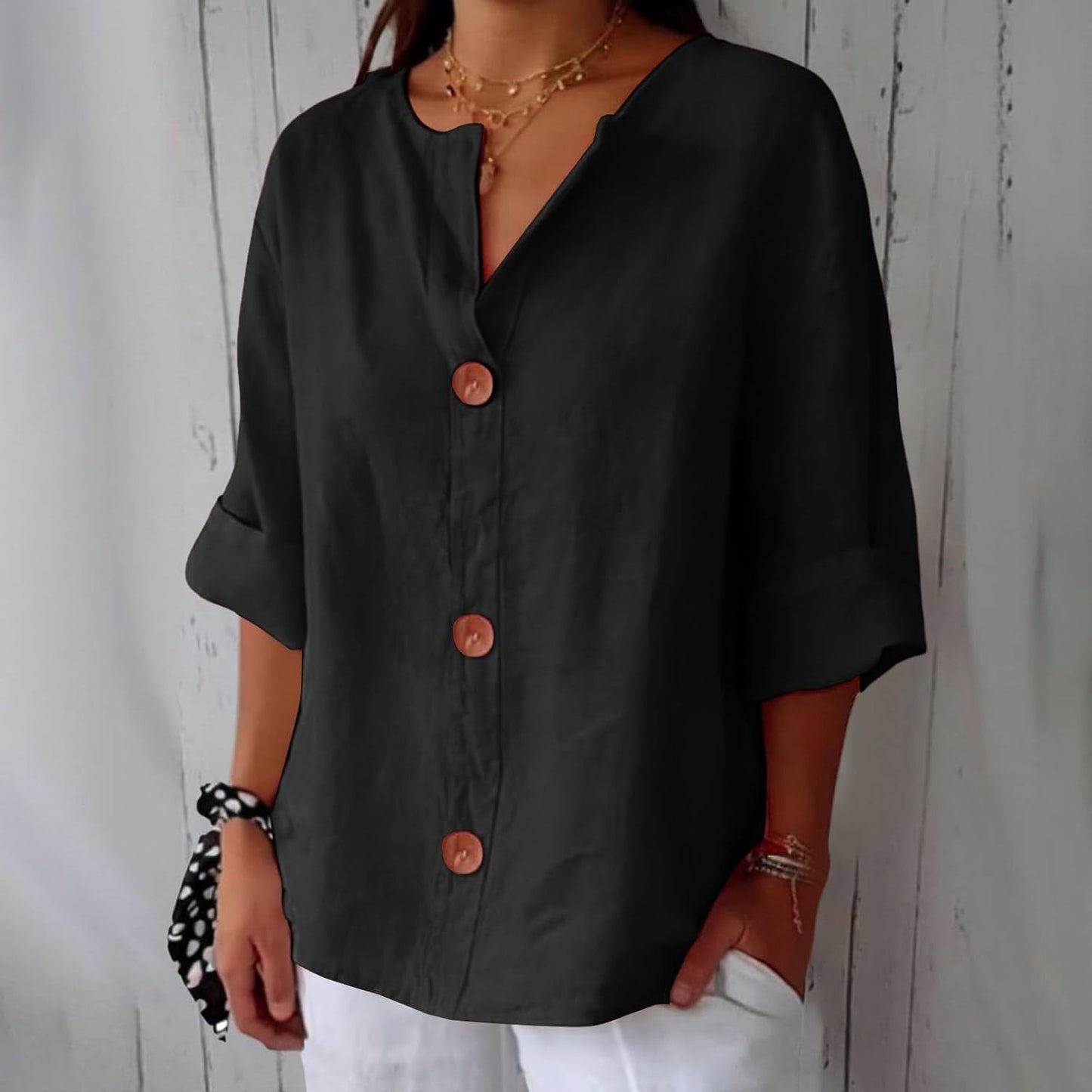 Comfort linen blouse