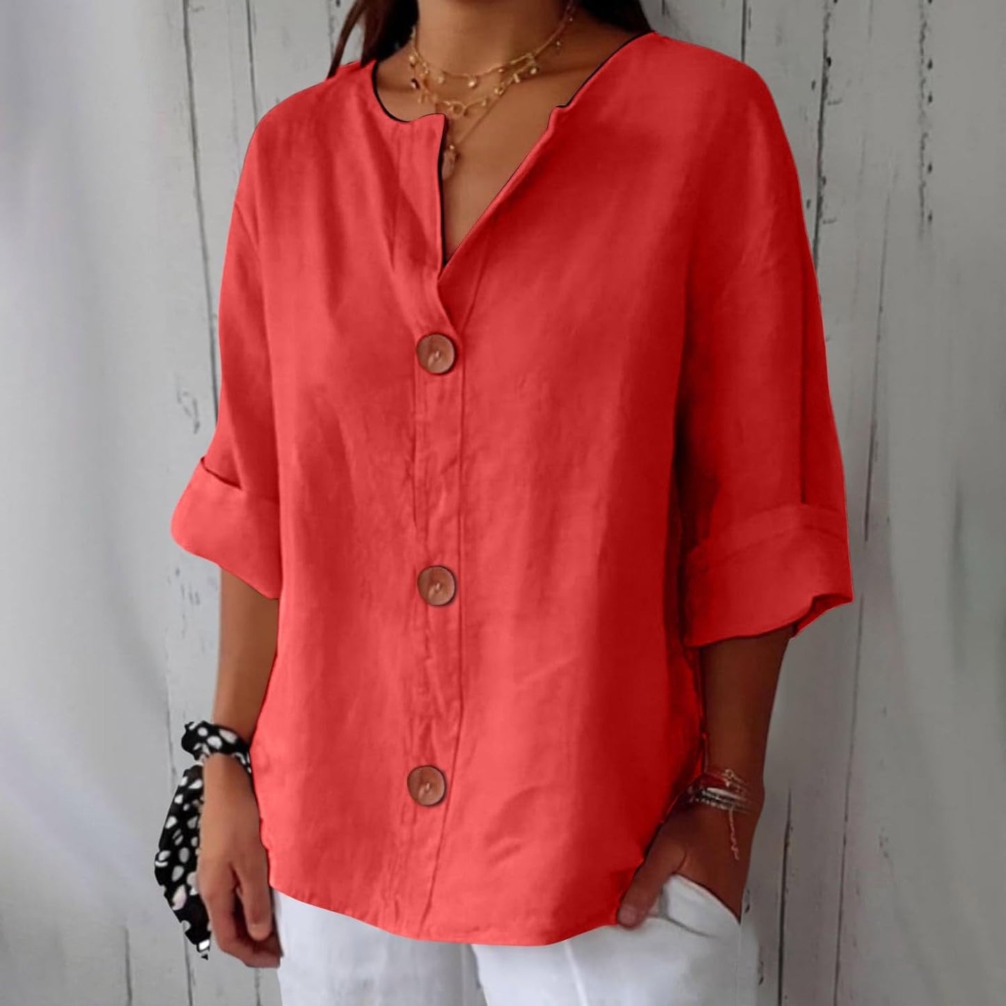 Comfort linen blouse