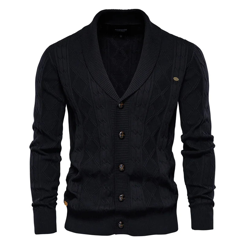 Henry - Men's Button-Down Sweater