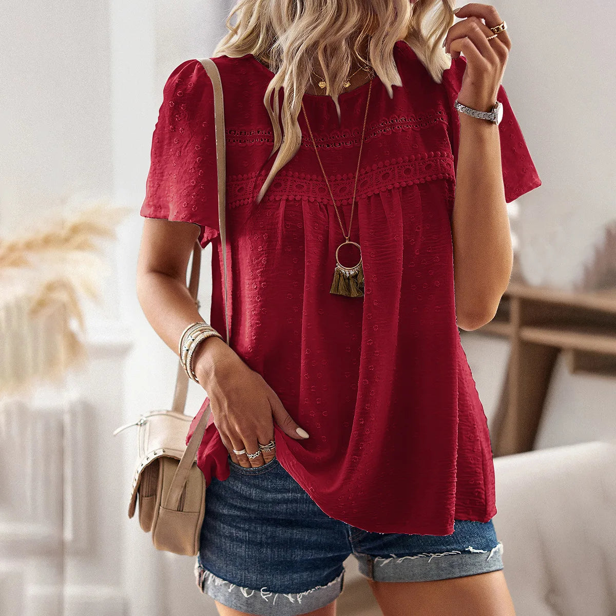 Louvraine | Relaxed Boho Summer Top