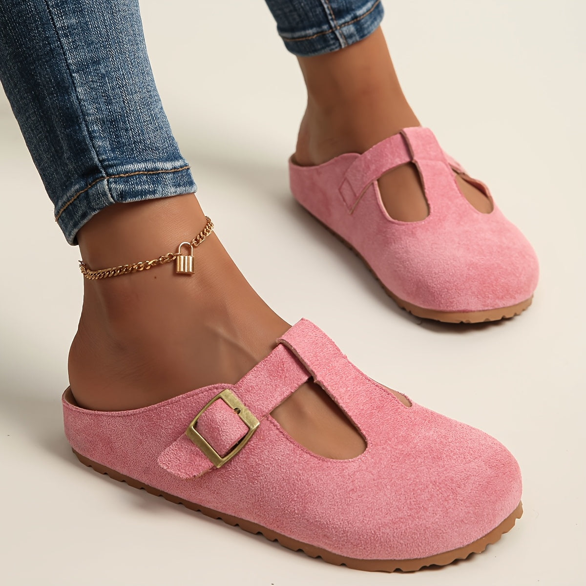 Cindy | Comfortable Clogs with Minimalist Buckles