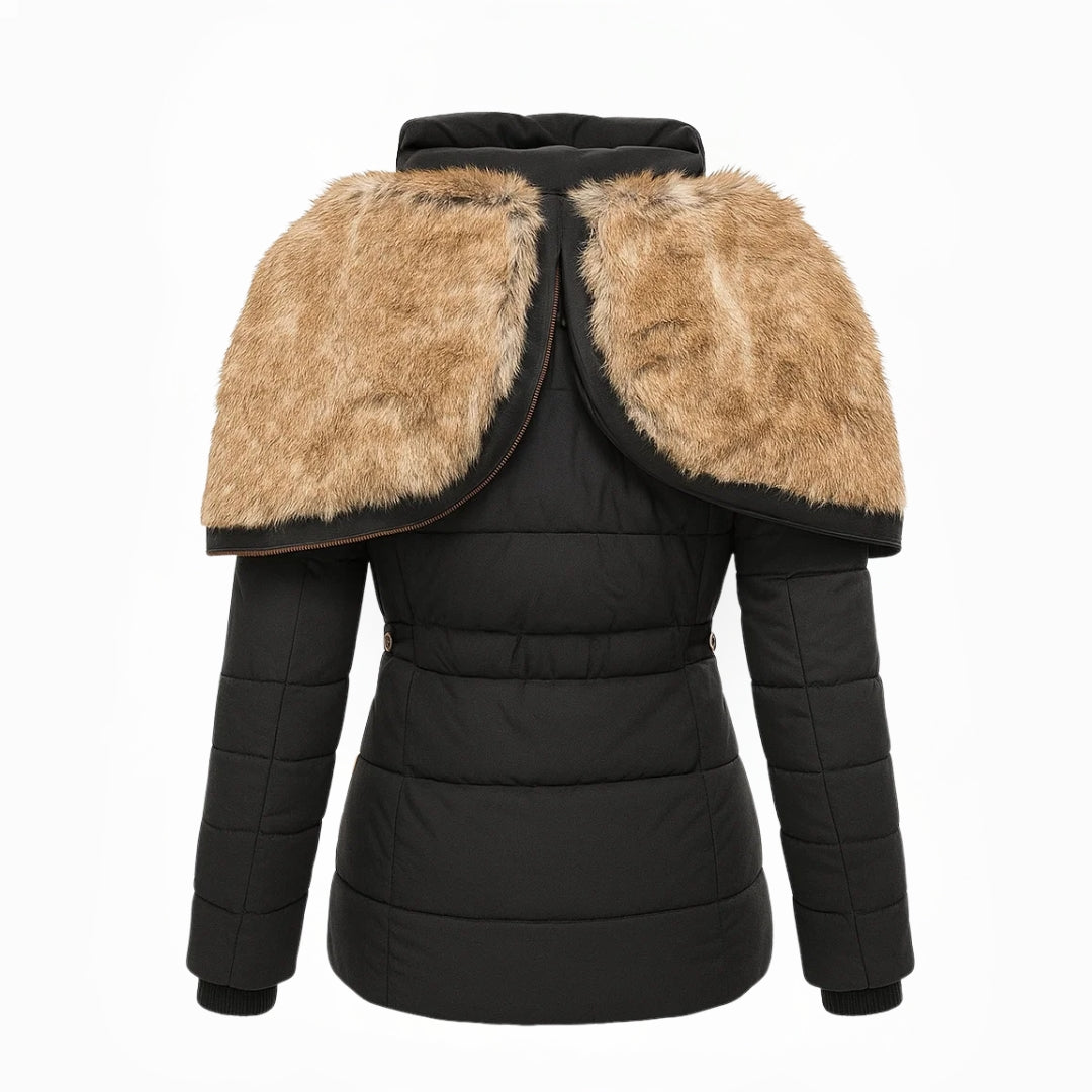 Anna™ | Elegant Faux Fur-Lined Winter Coat