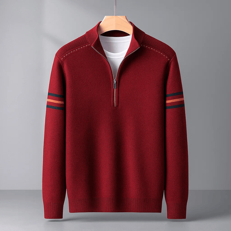Elijah | Modern Half-Zip Sweater