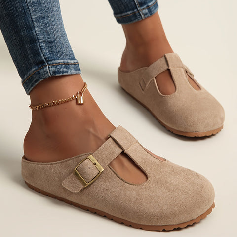 Cindy | Comfortable Clogs with Minimalist Buckles