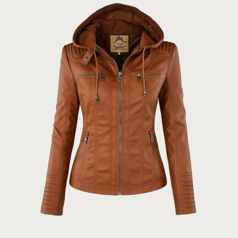 Monika™ | Elegant and Durable Leather Jacket