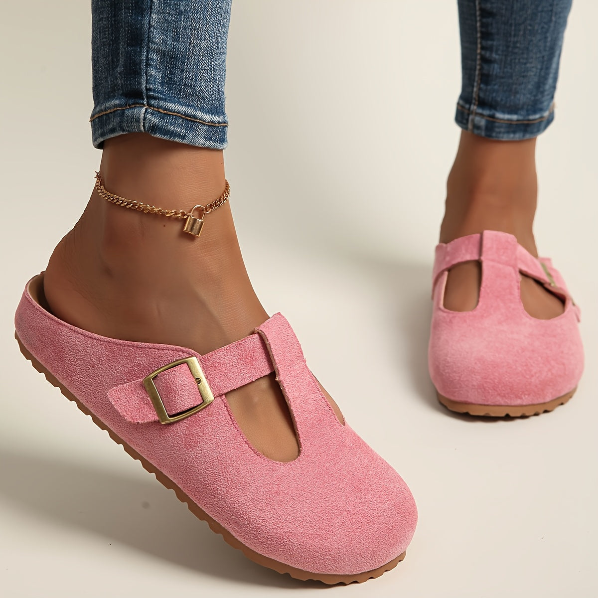Cindy | Comfortable Clogs with Minimalist Buckles