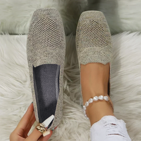 Liezel | Knit Slip-On Flats
