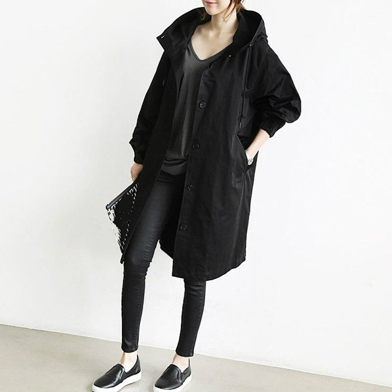 Elegant Water-Resistant Trench Coat