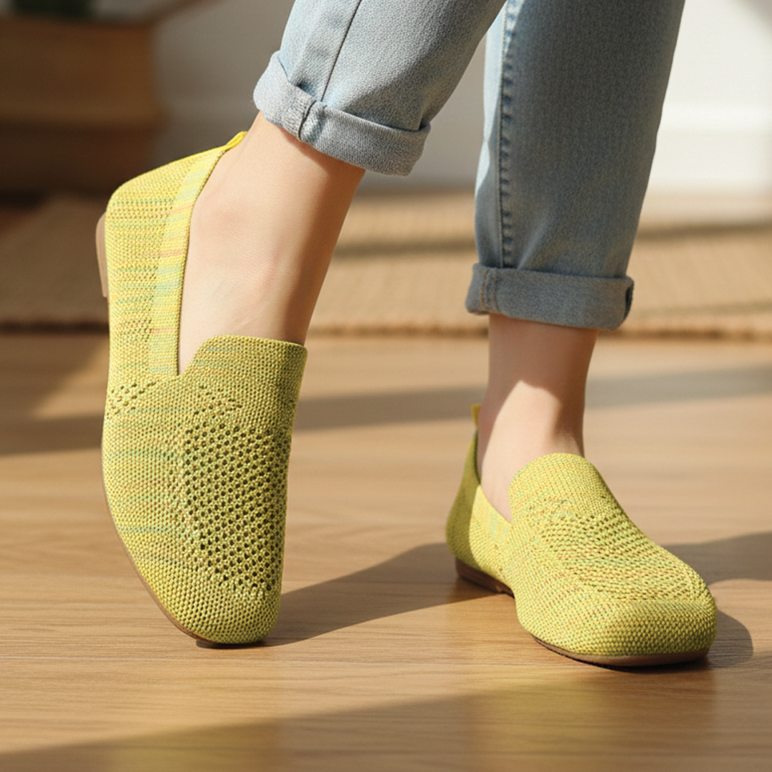 Liezel | Knit Slip-On Flats