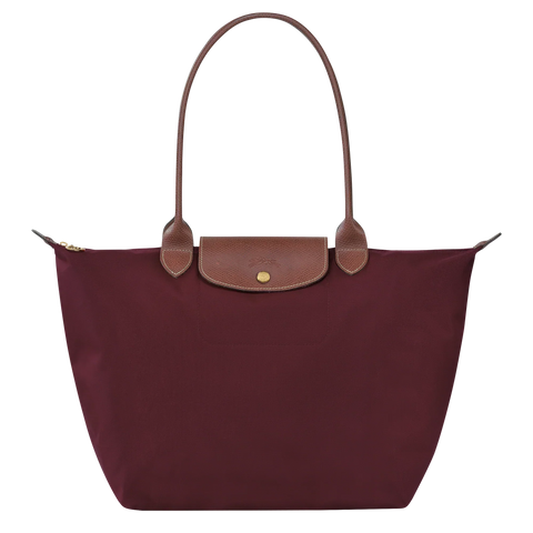 Longchamp - Large Le Pliage Tote, Burgundy