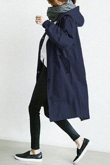 Elegant Water-Resistant Trench Coat