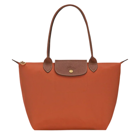 Longchamp - Large Le Pliage Tote, Brick