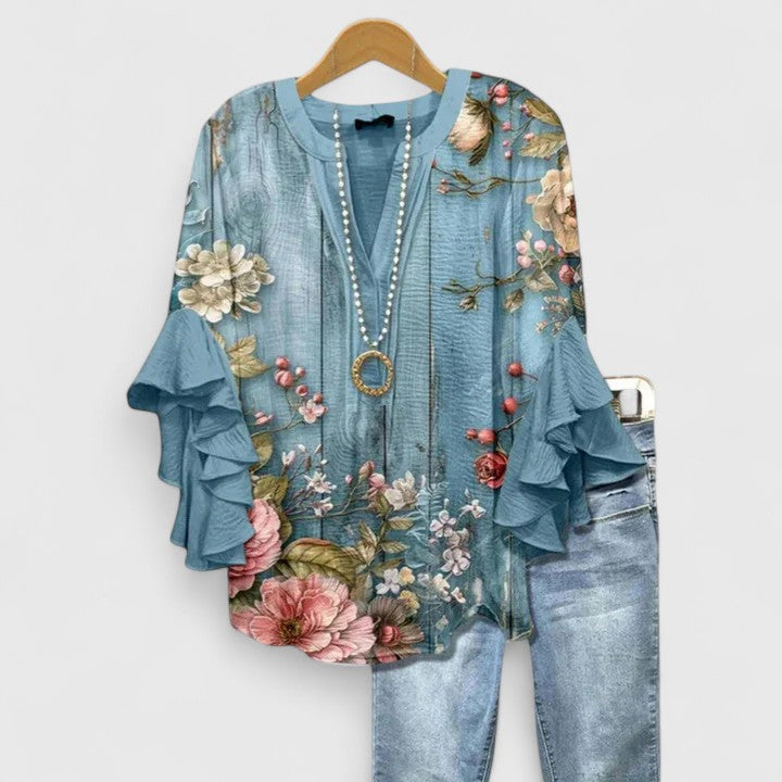 Floral Blue / S