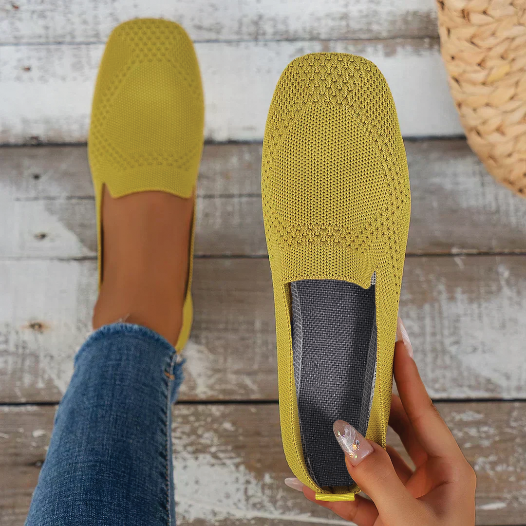 Liezel | Knit Slip-On Flats