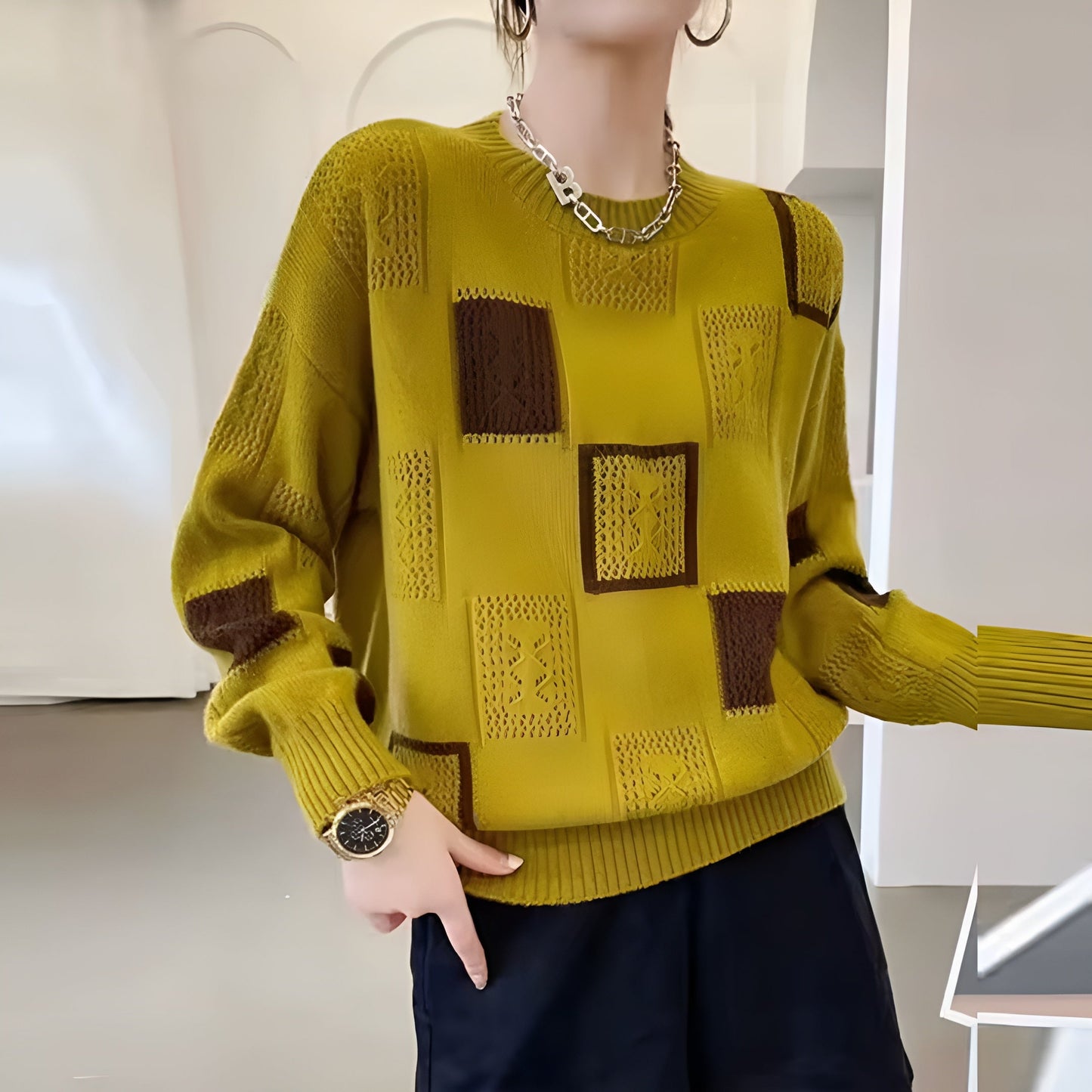 Timeless Patchwork Pullover