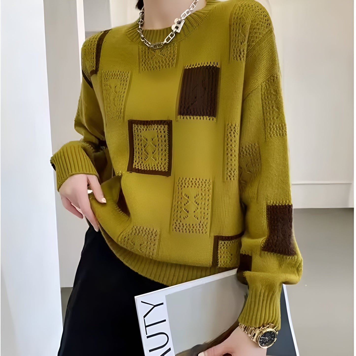 Timeless Patchwork Pullover