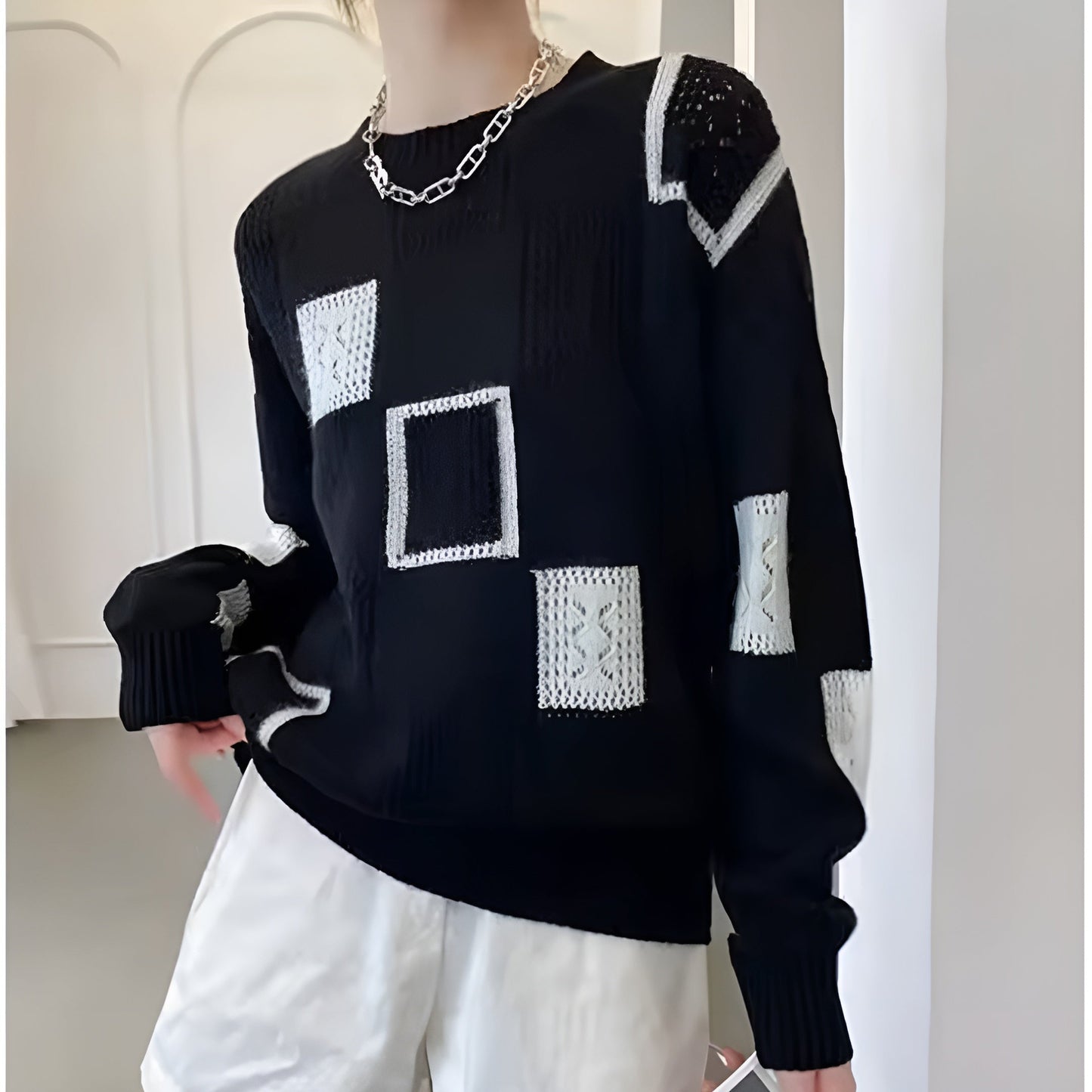 Timeless Patchwork Pullover