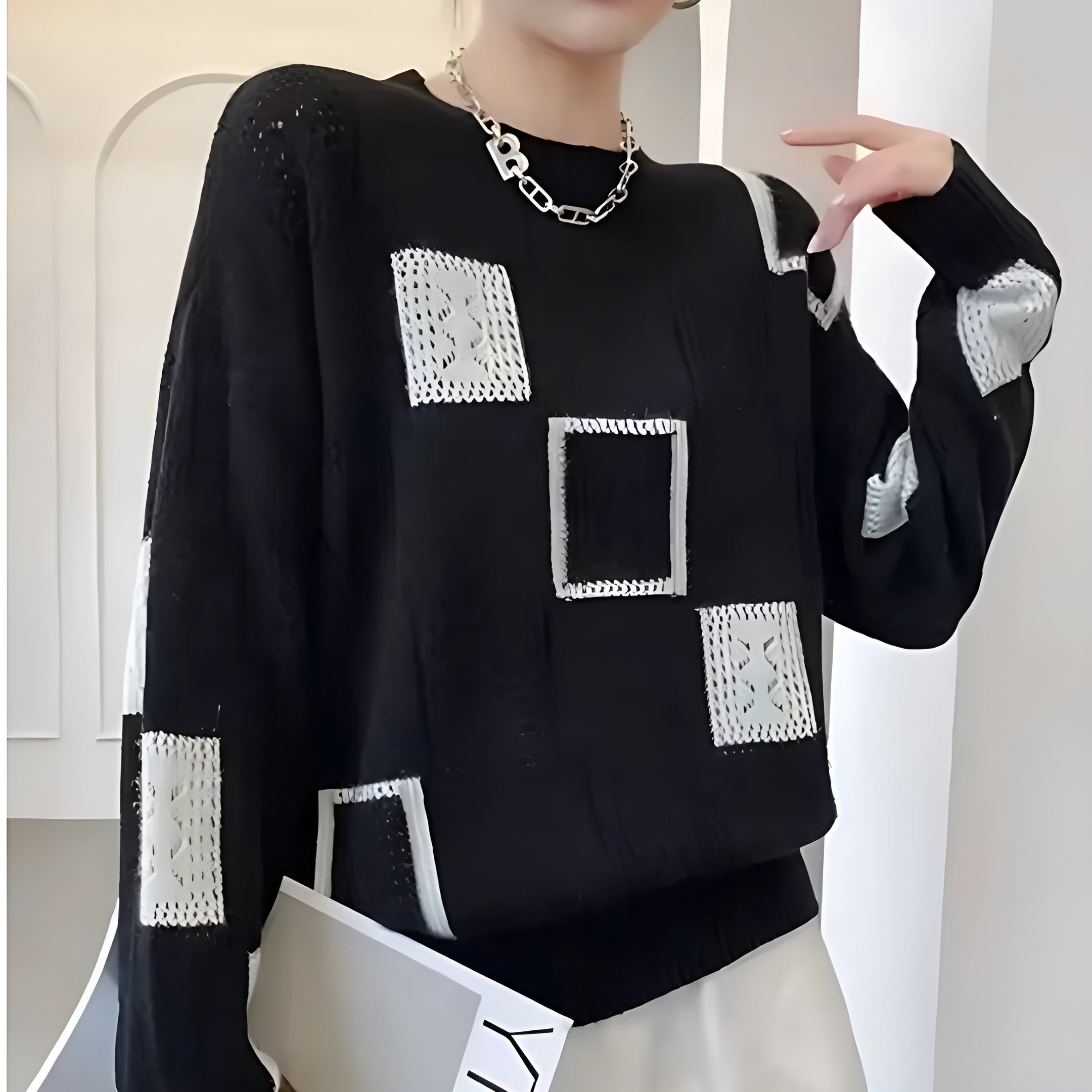 Timeless Patchwork Pullover