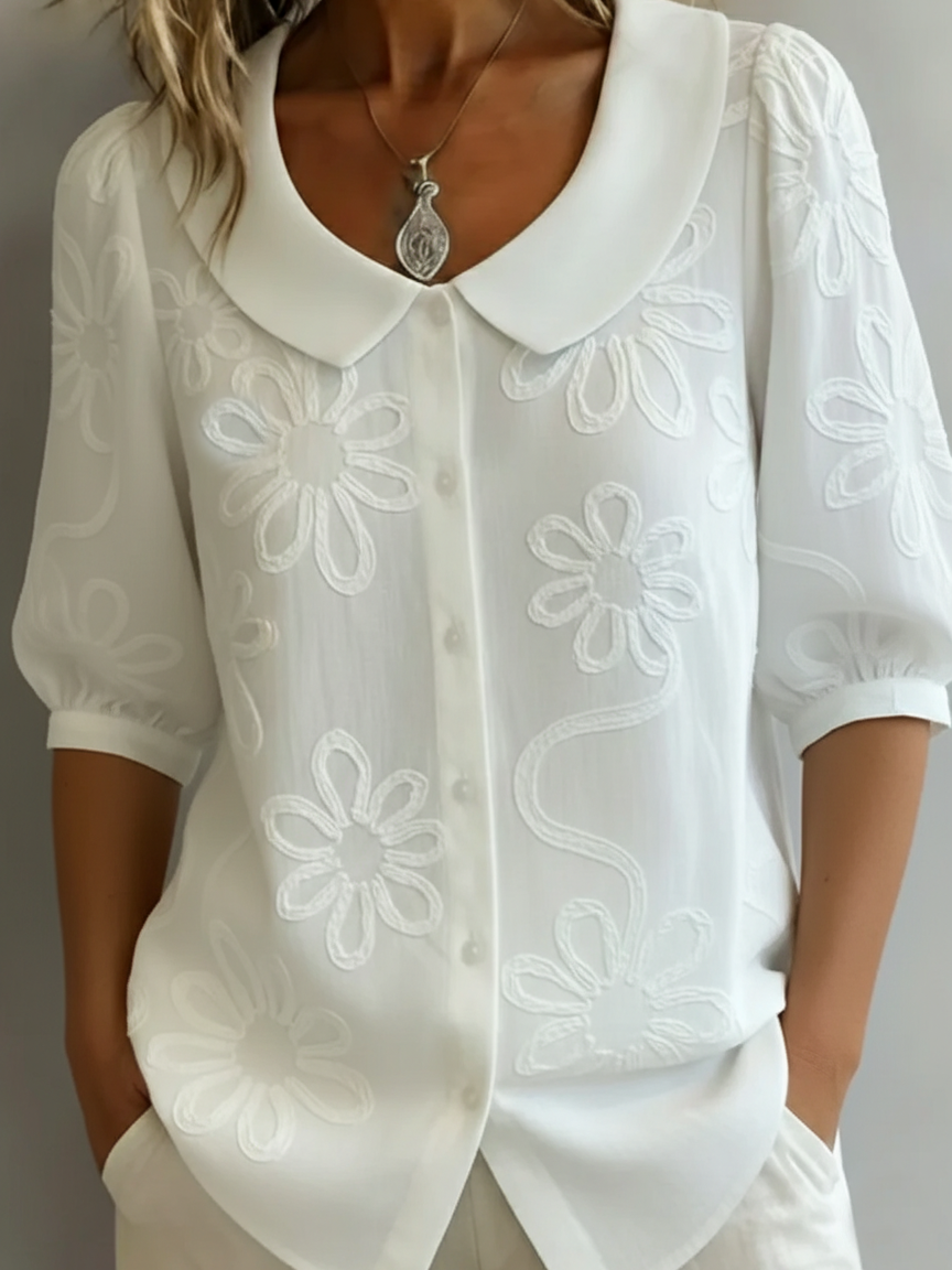 Lauren | Lightweight Floral Blouse